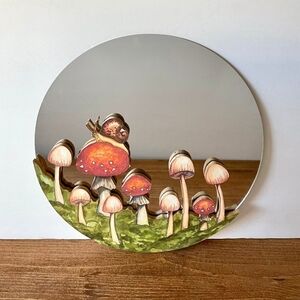 ☆3D Whimsical Mushroom Wall Mirror HANDMADE☆